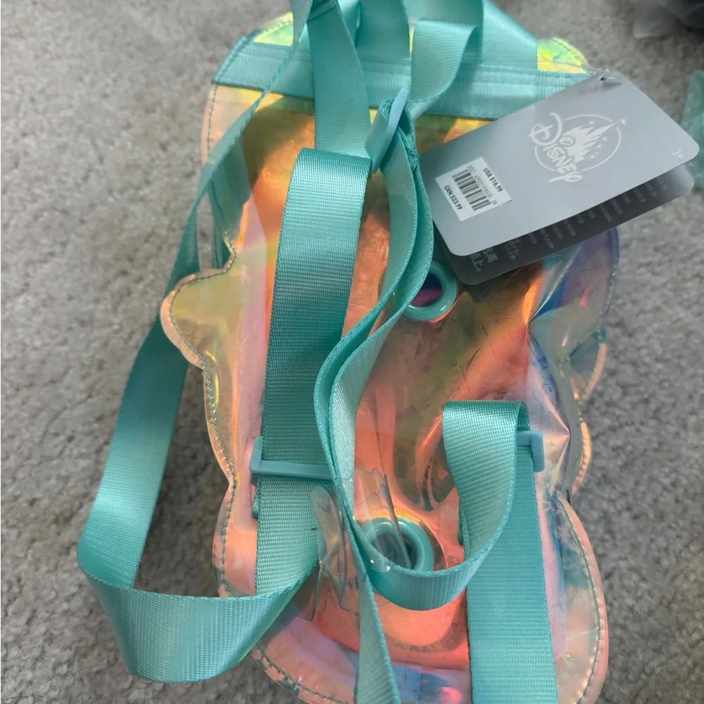 Disney Little Mermaid Ariel Iridescent Backpack Holographic Bag